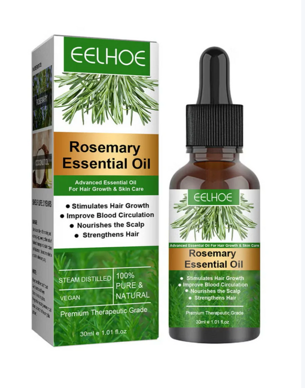 Rosemary Hair Growth Essential Oil — 100% Pure, Strengthens & Thickens Hair