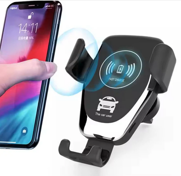 Smart Auto-Clamp Wireless Car Charger — 10W Fast Charge, Touch-Sensor Mount | Dar Luxe