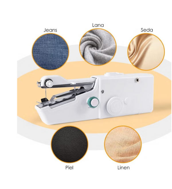 Portable Handheld Sewing Machine — Cordless Quick-Stitch for Repairs On The Go | Dar Luxe