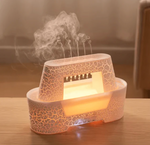 Raindrop Aroma Humidifier — LED Flame Light & Remote Control, Ultrasonic Mist | Dar Luxe
