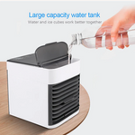 3-in-1 Portable Air Cooler — Fan, Humidifier & Purifier with LED Mood Light | Dar Luxe