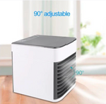 3-in-1 Portable Air Cooler — Fan, Humidifier & Purifier with LED Mood Light | Dar Luxe