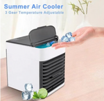 3-in-1 Portable Air Cooler — Fan, Humidifier & Purifier with LED Mood Light | Dar Luxe