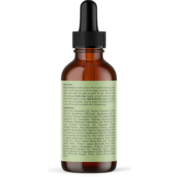 Rosemary Mint Scalp & Hair Strengthening Oil