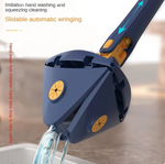 360° Rotating Self-Wringing Mop — Hands-Free Squeeze, Reach Every Corner