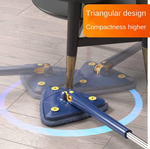 360° Rotating Self-Wringing Mop — Hands-Free Squeeze, Reach Every Corner