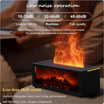 Flame Effect Aroma Diffuser — LED Fireplace Light & Essential Oil Mist | Dar Luxe
