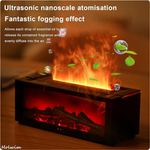 Flame Effect Aroma Diffuser — LED Fireplace Light & Essential Oil Mist | Dar Luxe