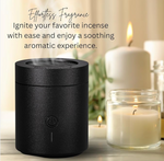 Dar Luxe Smart Portable Electric Bakhoor Burner BK-108 – Smokeless, Rechargeable Incense Diffuser