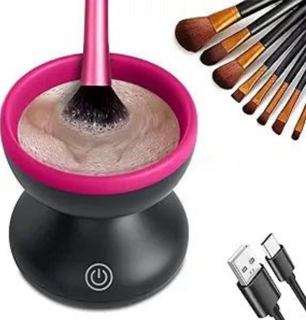 Mini Electric Makeup Brush Cleaner — Spotless Brushes in 30 Seconds | Dar Luxe